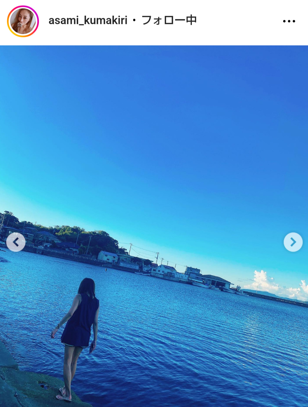 熊切あさ美のインスタグラムから