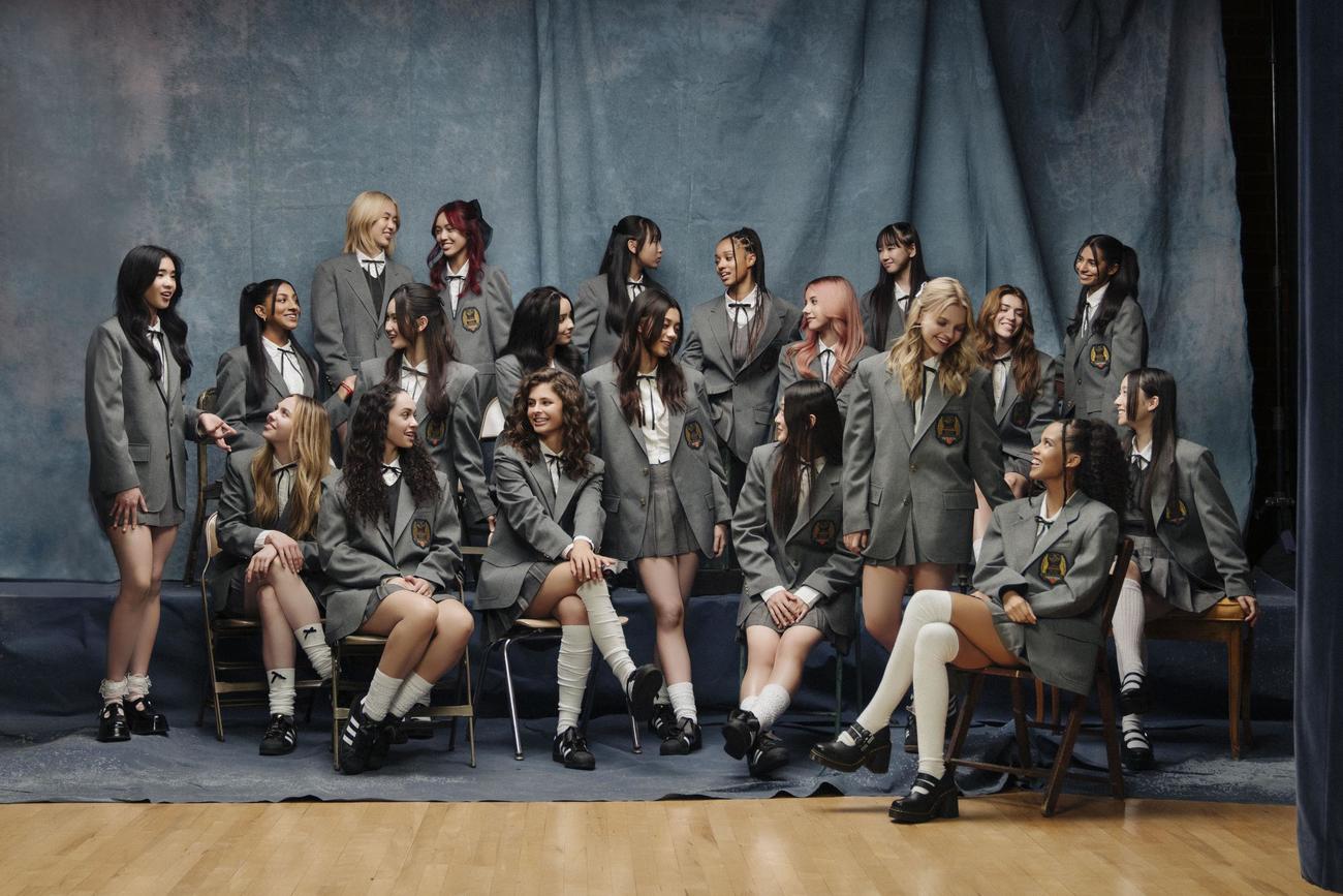 「The Debut：Dream Academy」に参加する練習生（C）HYBExGeffen Records