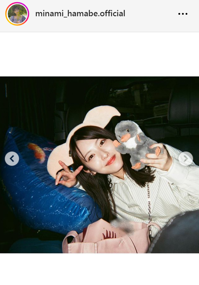 浜辺美波のインスタグラムから