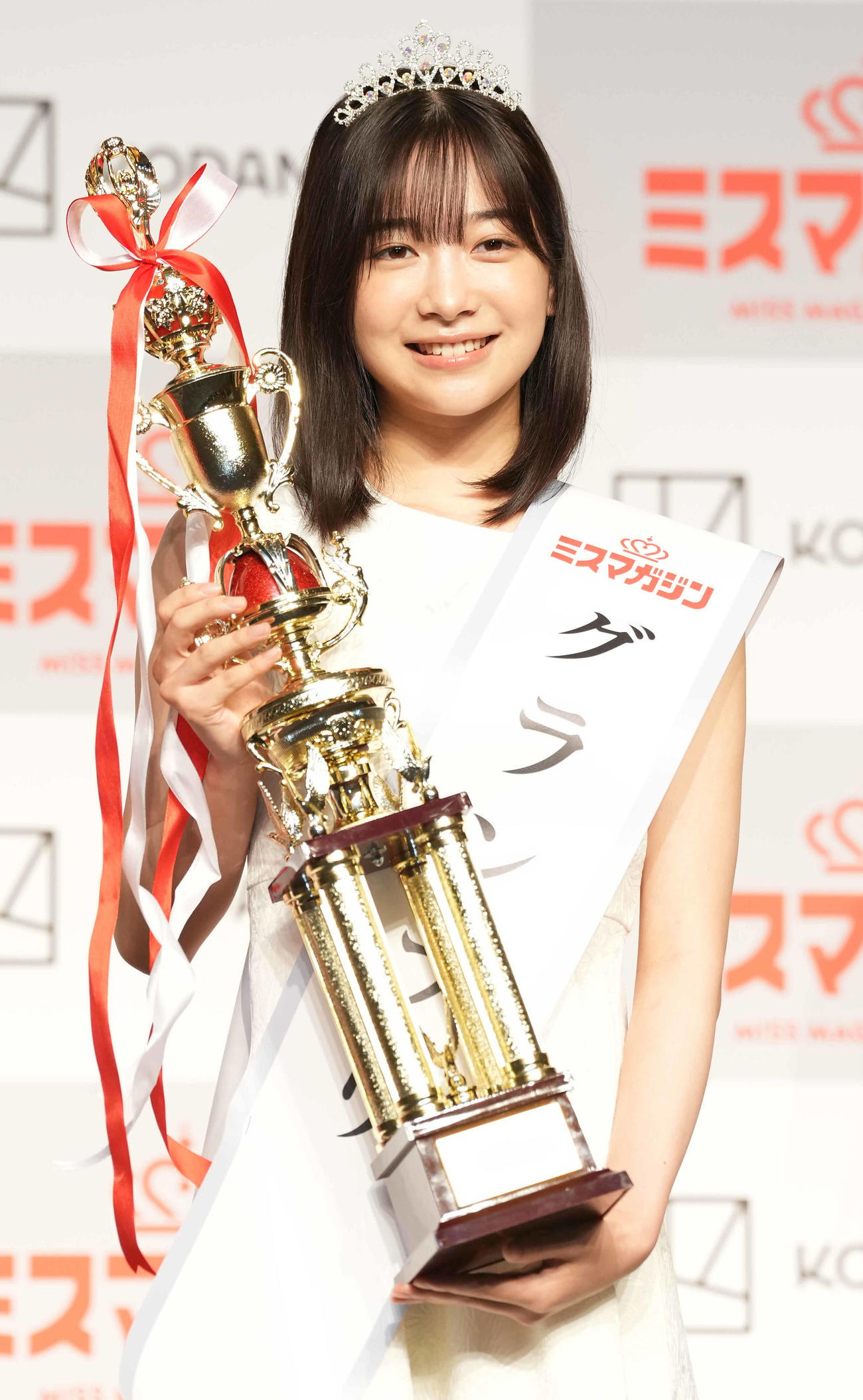 ミスマガジン2023グランプリに選ばれた今森茉耶（撮影・鈴木みどり）