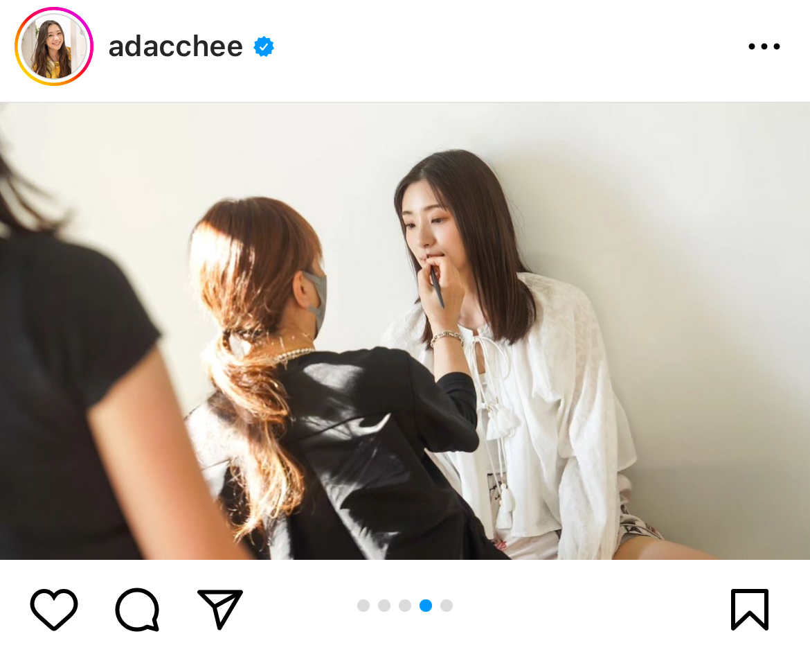 足立梨花のインスタグラムから