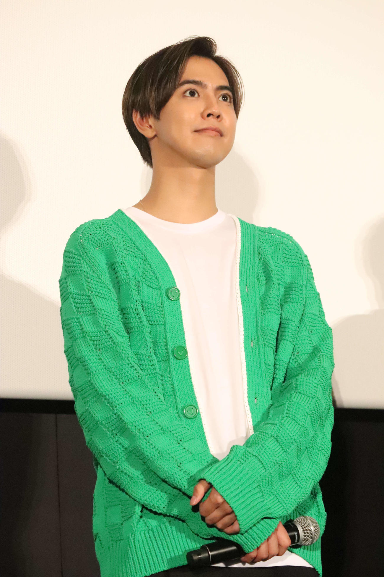 映画「ミンナのウタ」大ヒット御霊イベントに登壇した片寄涼太（撮影・加藤理沙）