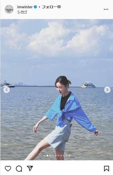 aespa・WINTERのインスタグラから