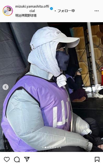 乃木坂46山下美月のインスタグラムから