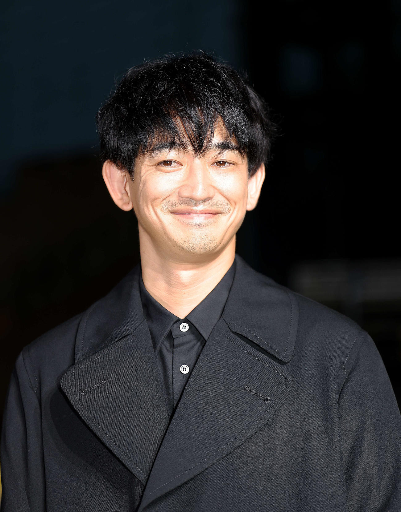 「ミステリと言う勿れ」プレミアイベントで笑顔を見せる永山瑛太（撮影・河田真司）