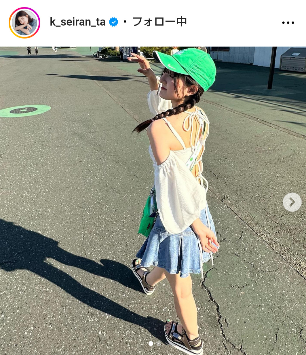 小林星蘭のインスタグラムから