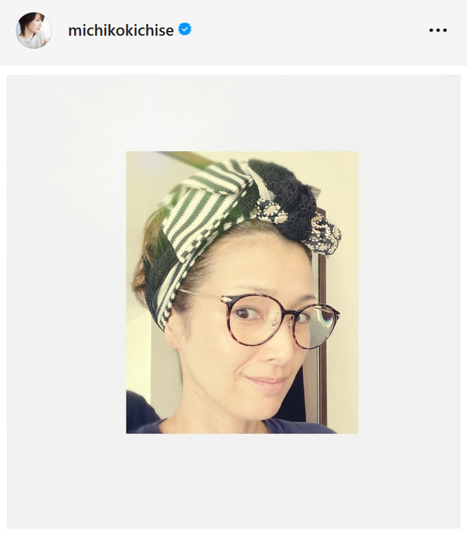 吉瀬美智子のインスタグラムから
