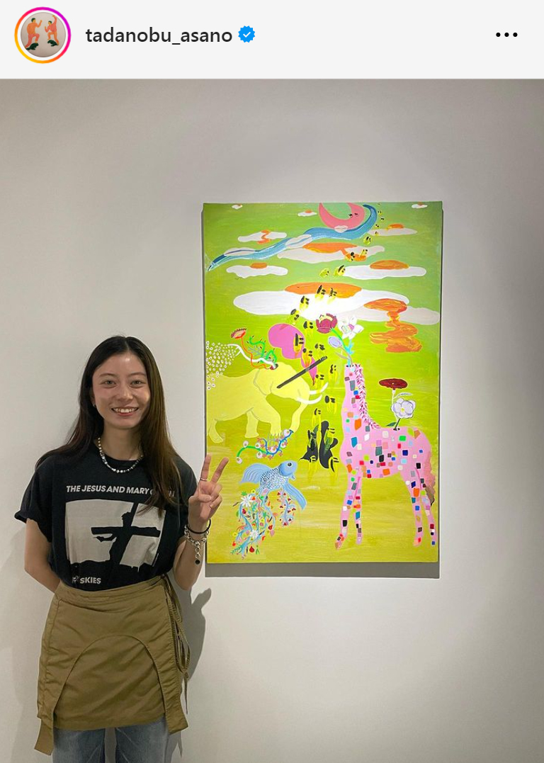 浅野忠信の娘SUMIRE（浅野忠信のインスタグラムから）