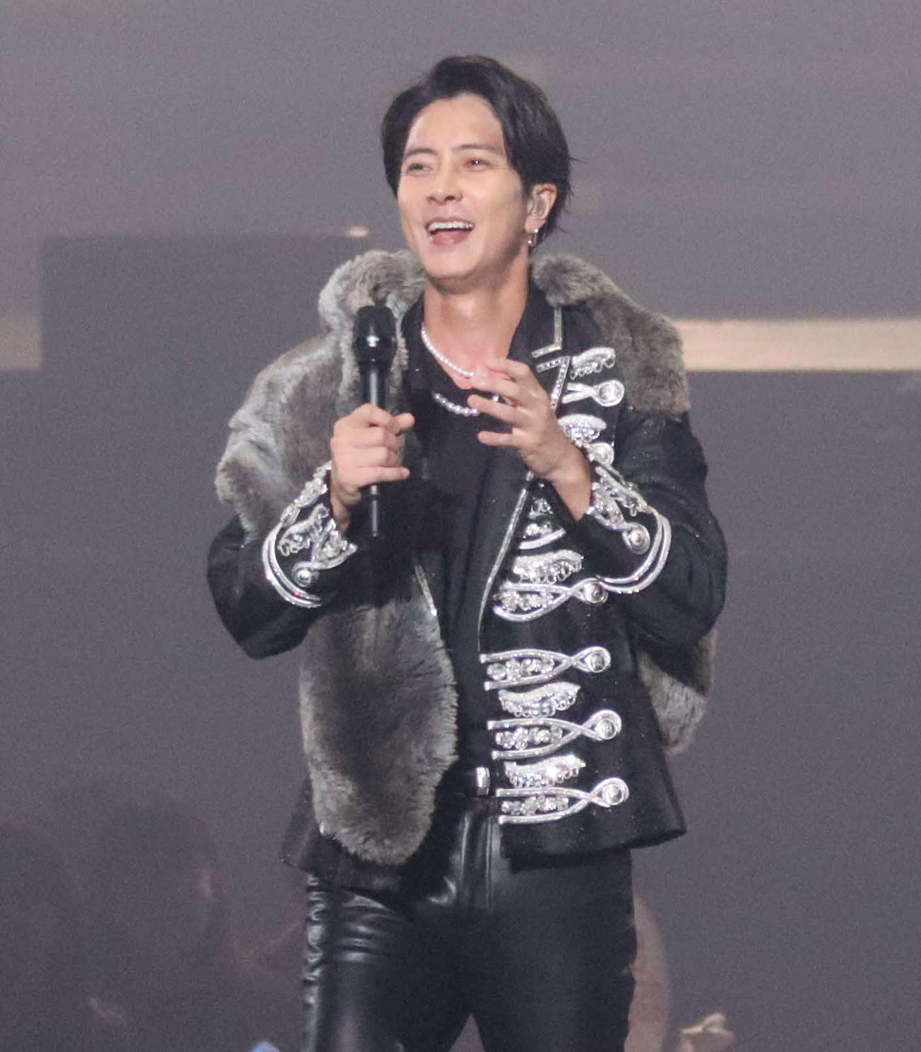 アリーナツアー「Sweet Vision」を開催した山下智久（撮影・小林千穂）