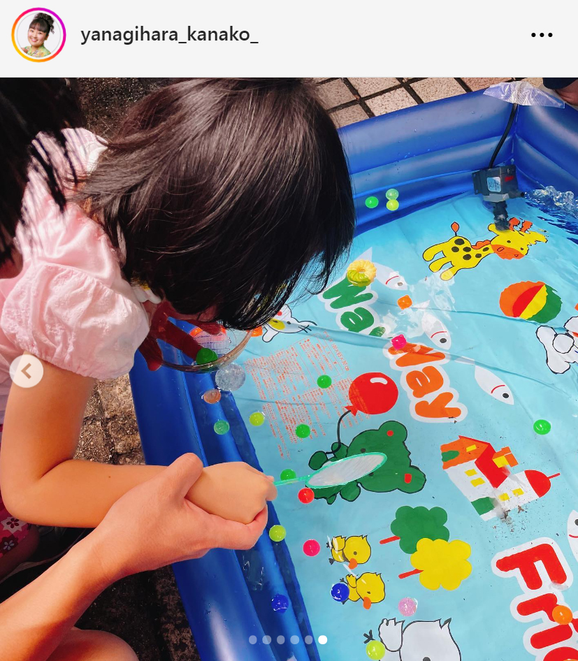 柳原可奈子のインスタグラムから