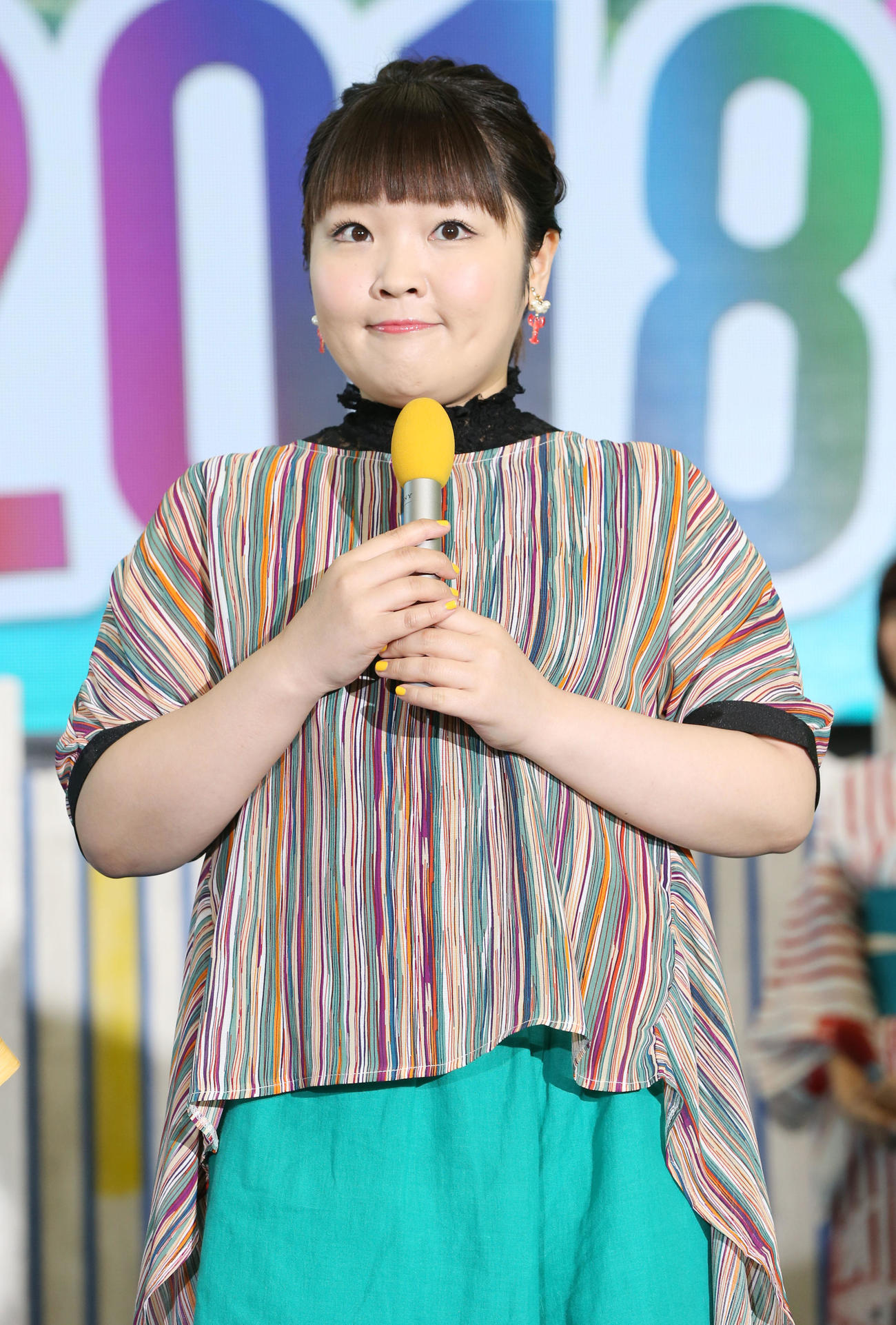 柳原可奈子（2018年6月撮影）