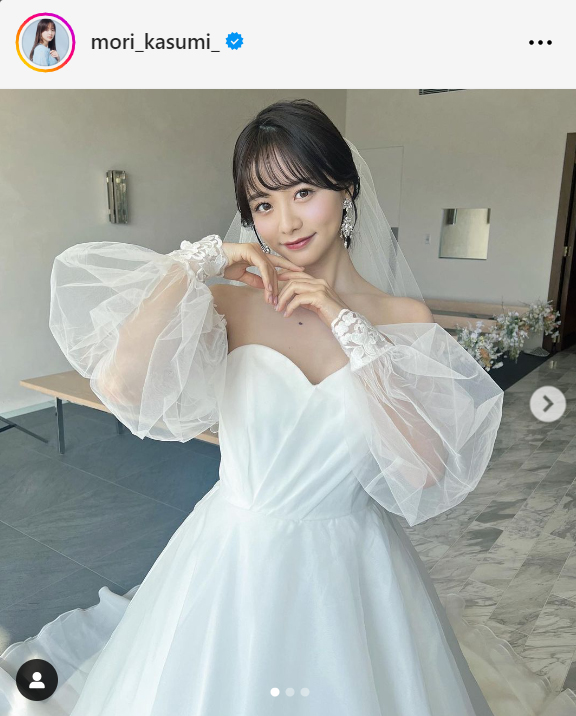 森香澄のインスタグラムから