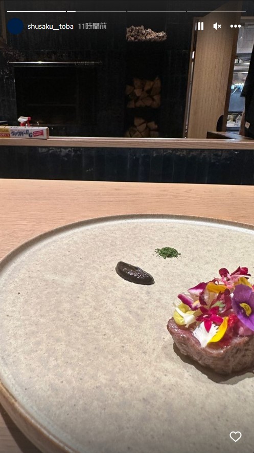 鳥羽周作氏のインスタグラムから