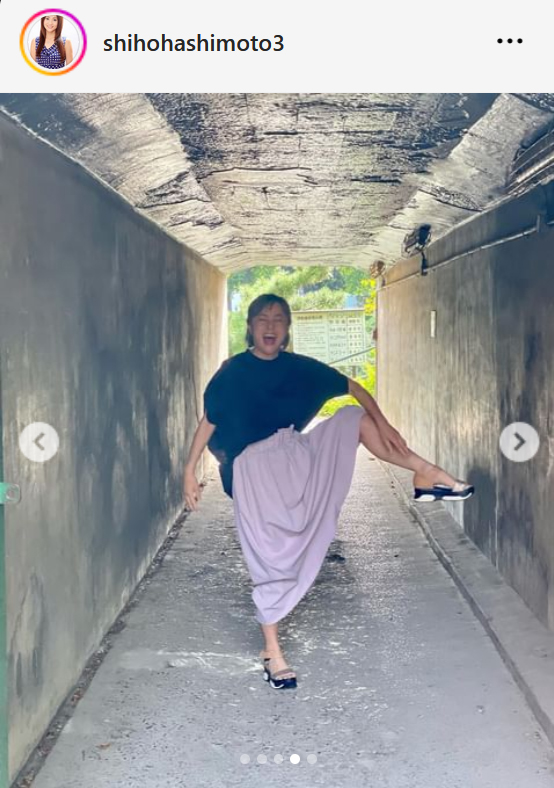 橋本志穂のインスタグラムから
