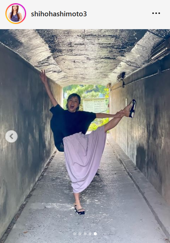 橋本志穂のインスタグラムから