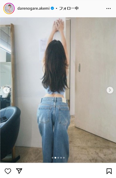 ダレノガレ明美のインスタグラムから