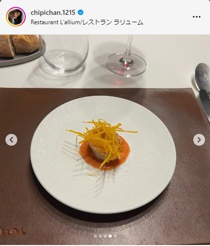 近藤千尋のインスタグラムから