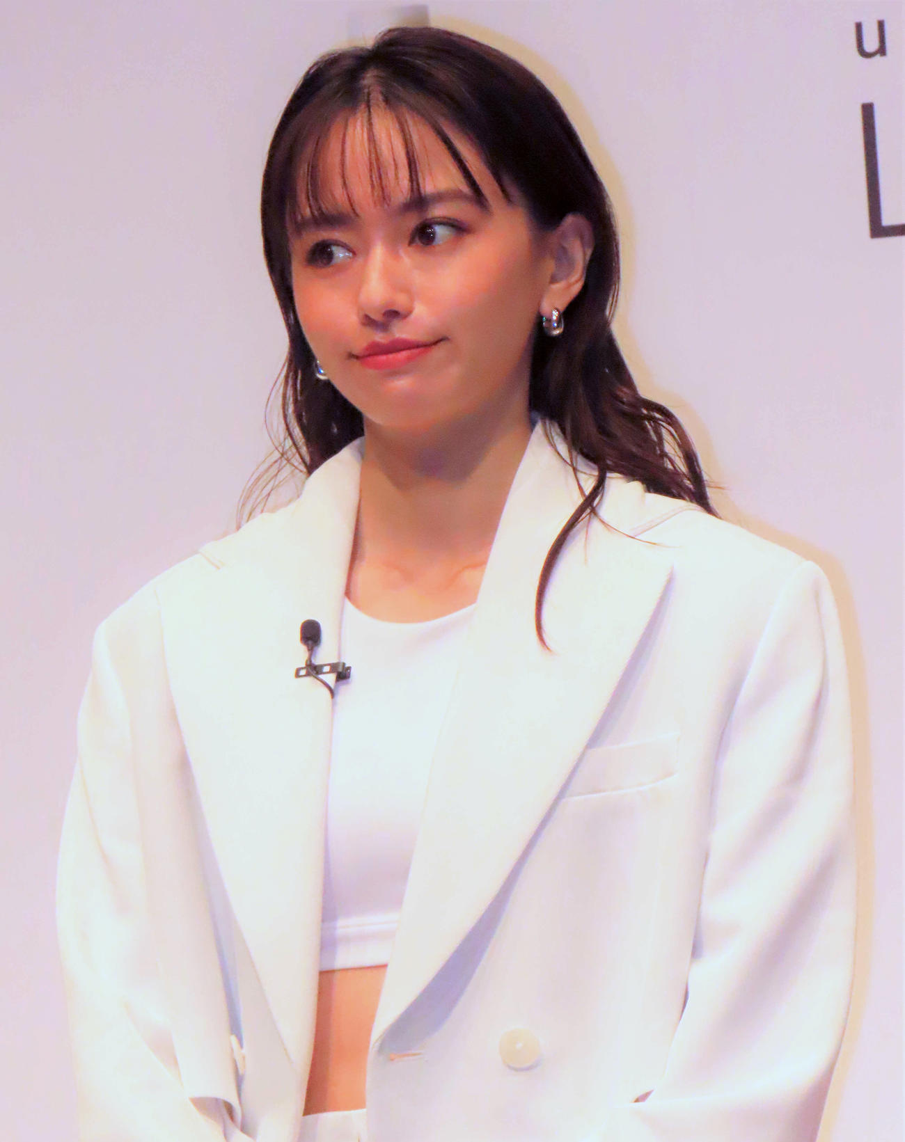 アンレーベルラボ新ウェブCM発表会に出席した山本舞香