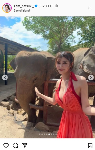 阿部なつきのインスタグラムから