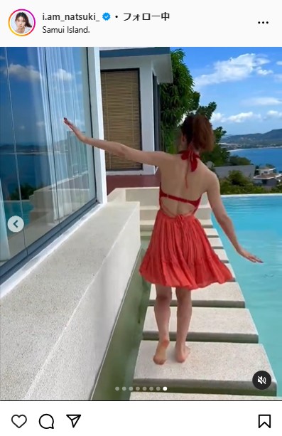 阿部なつきのインスタグラムから