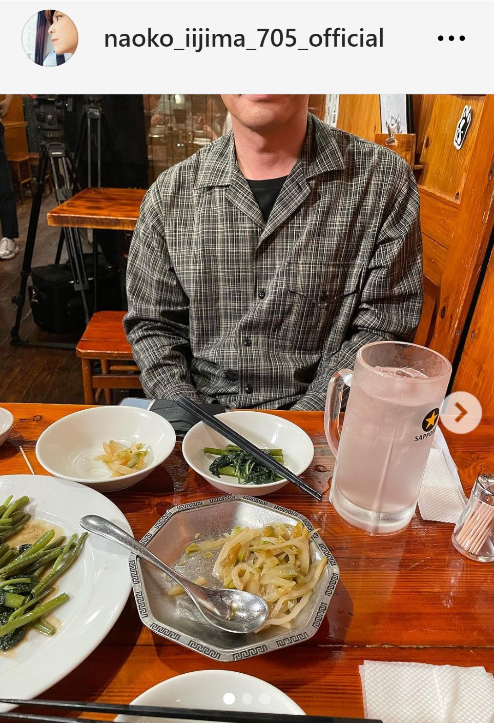 飯島直子のインスタグラムから