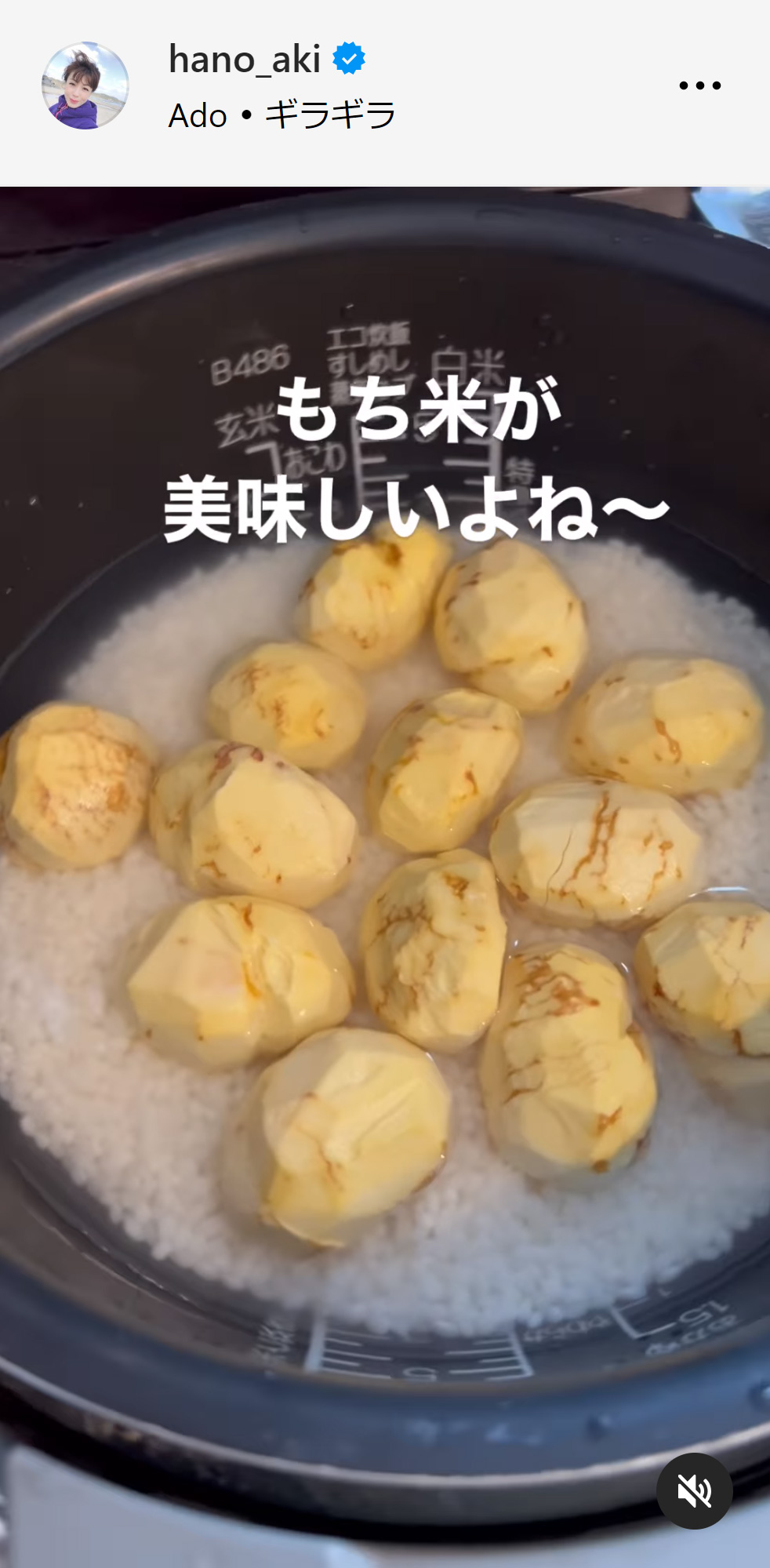 羽野晶紀のインスタグラムから
