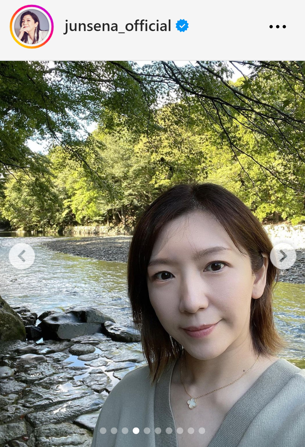 瀬奈じゅんのインスタグラムから