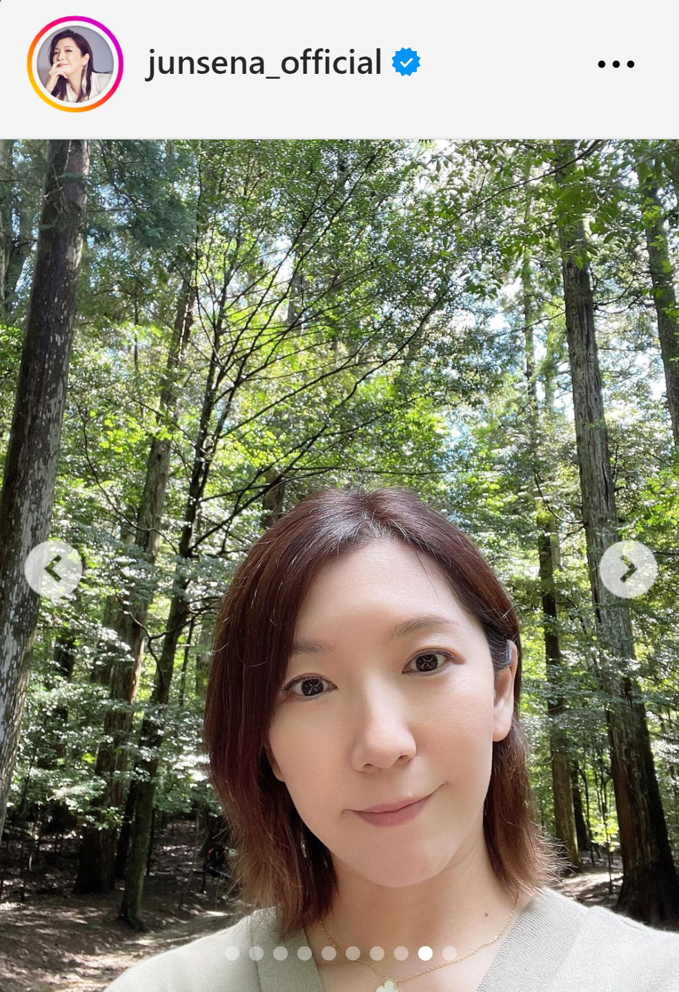 瀬奈じゅんのインスタグラムから