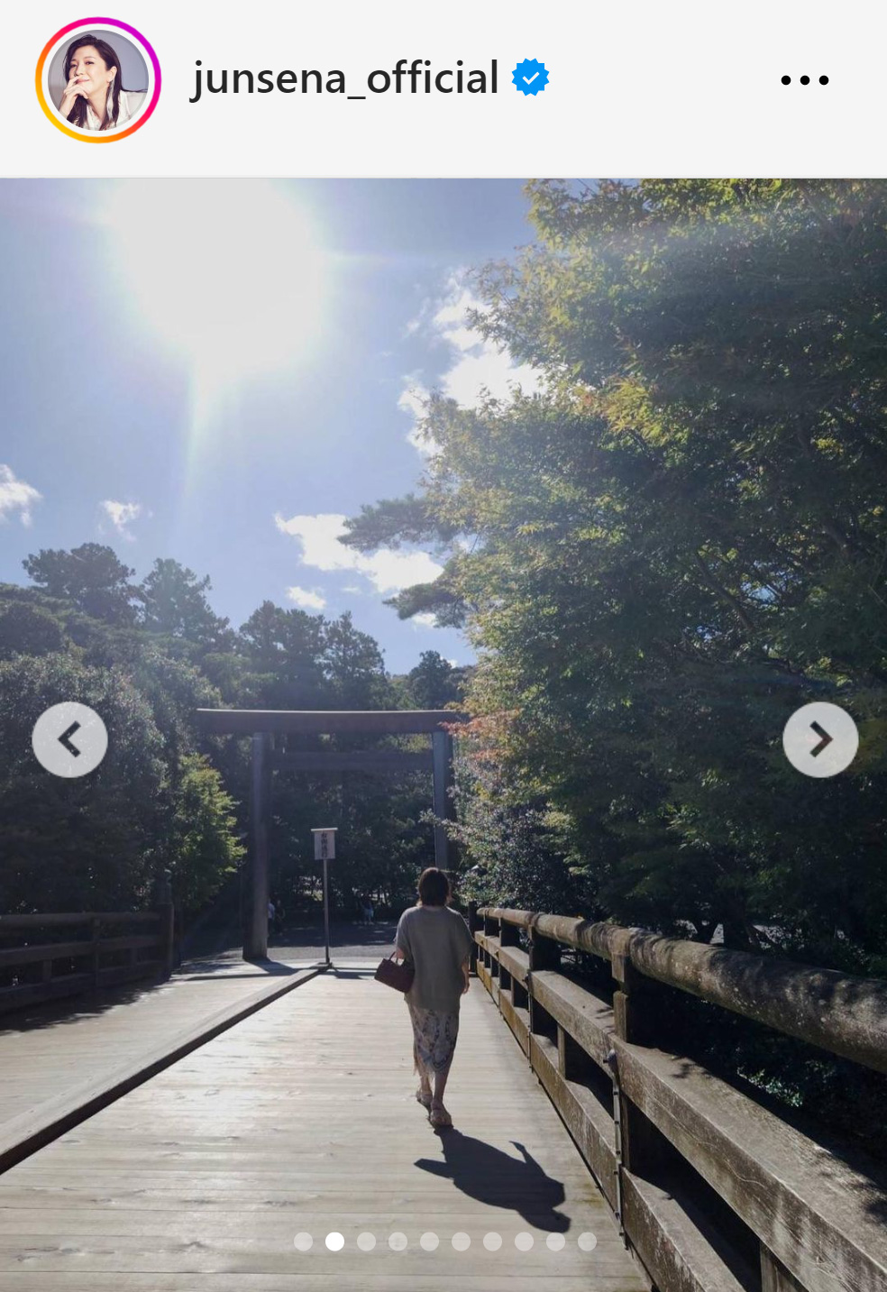 瀬奈じゅんのインスタグラムから