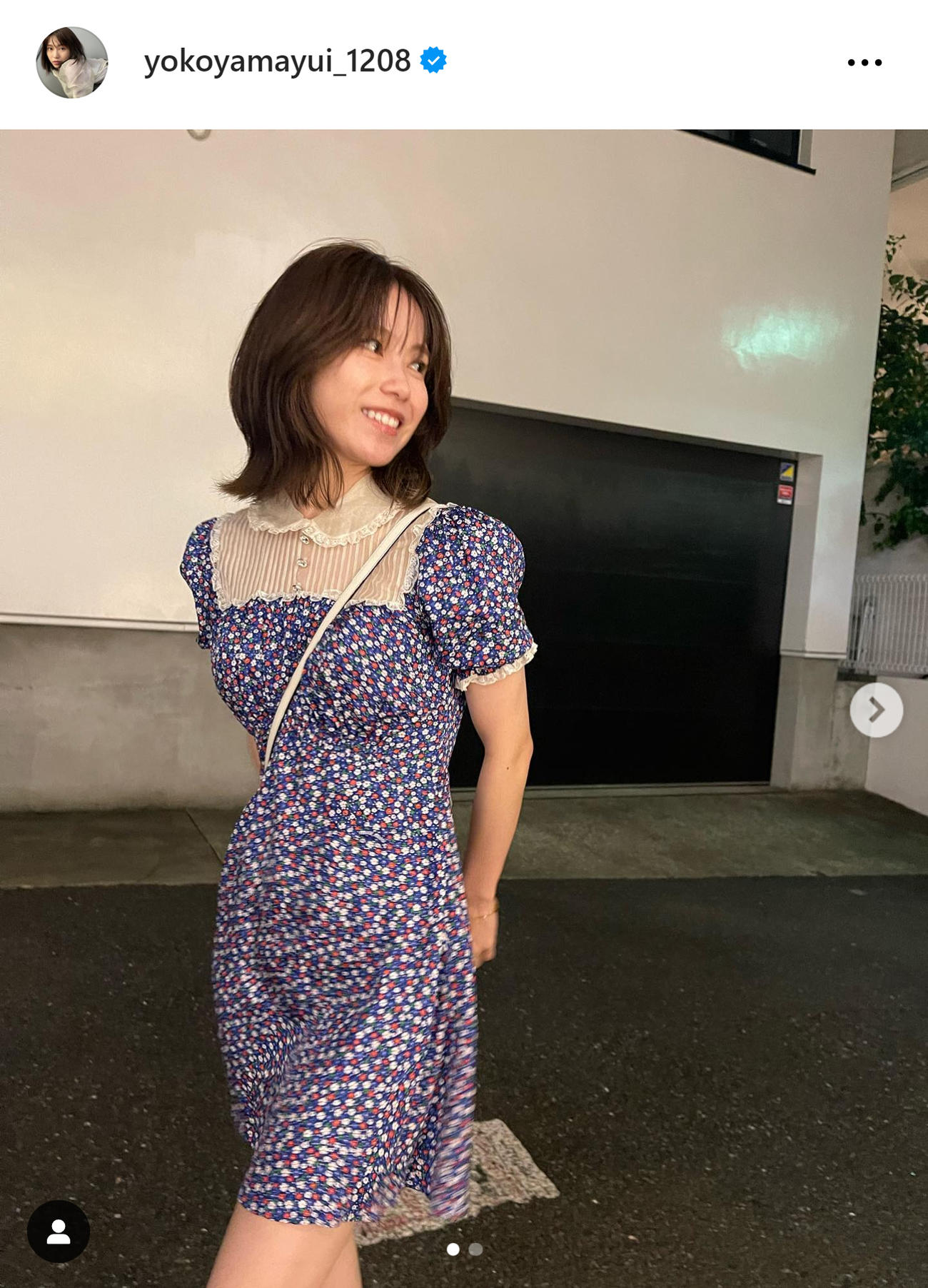 横山由依のインスタグラムから