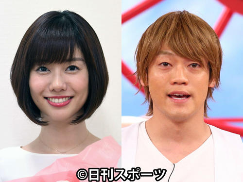フジテレビ山崎夕貴アナウンサー(左)と、おばたのお兄さん