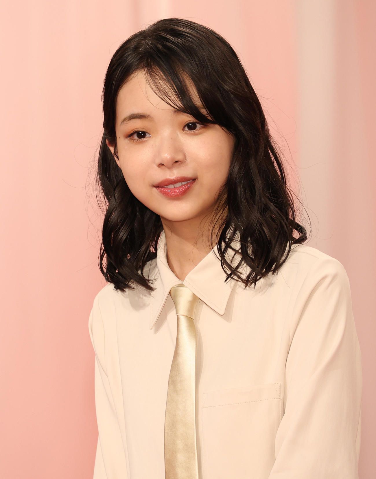 連続テレビ小説「ブギウギ」完成試写会・会見を行った趣里（撮影・中島郁夫）