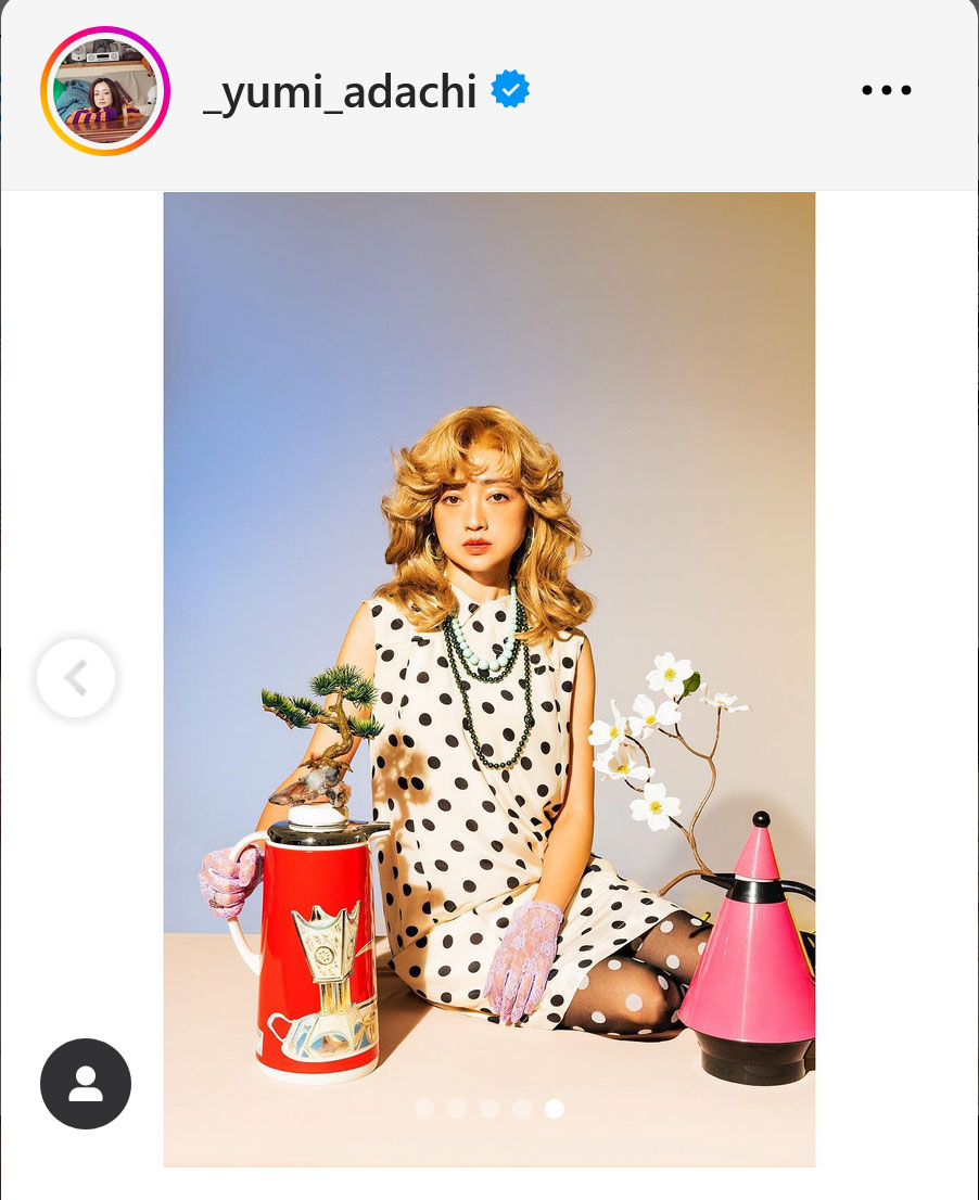 安達祐実のインスタグラムから