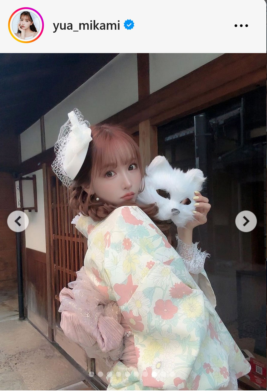 三上悠亜のインスタグラムから