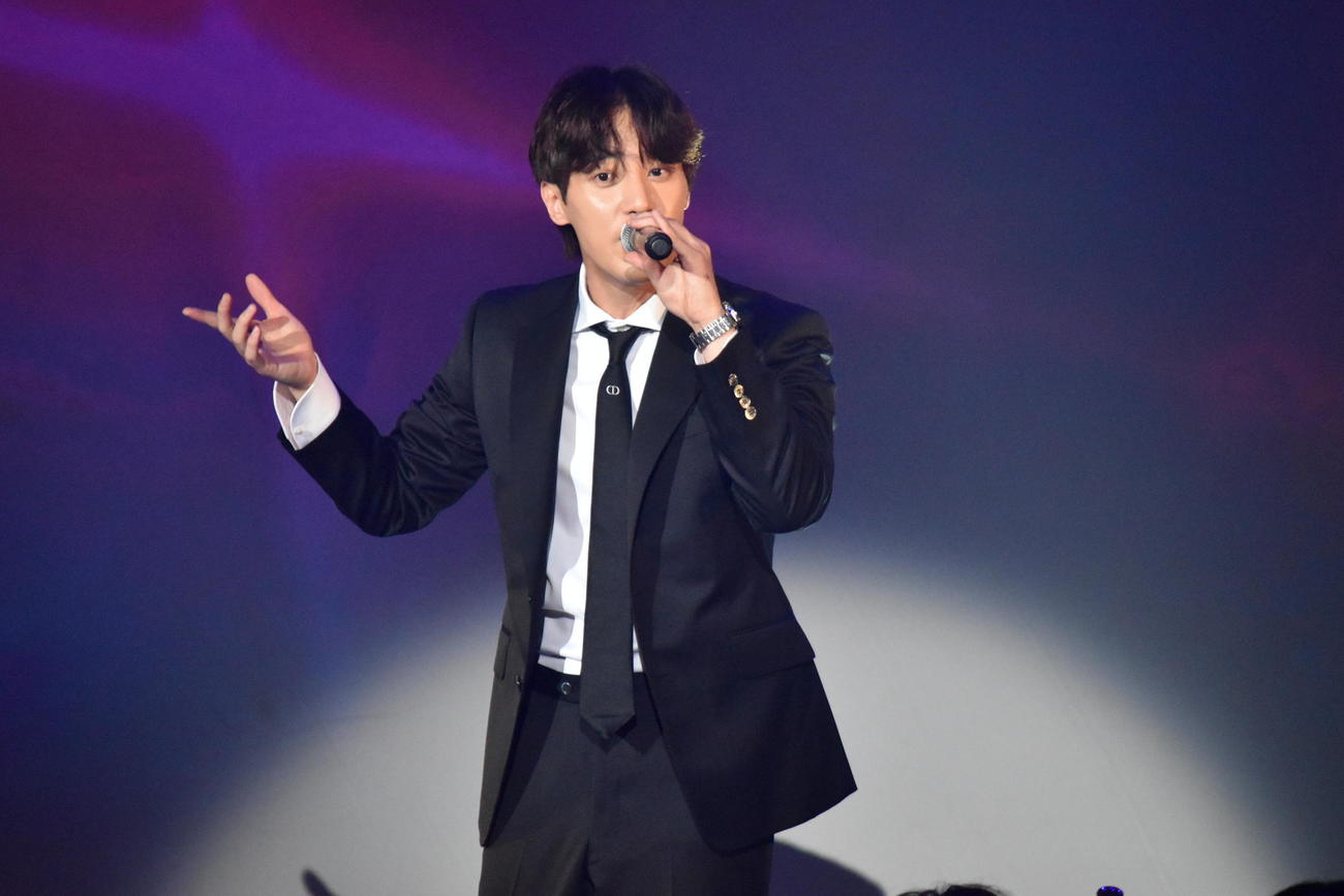 日本デビュー14周年記念ライブ「NO LIMIT」を開催したソンモ