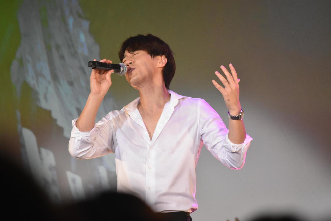 日本デビュー14周年記念ライブ「NO LIMIT」を開催したソンモ