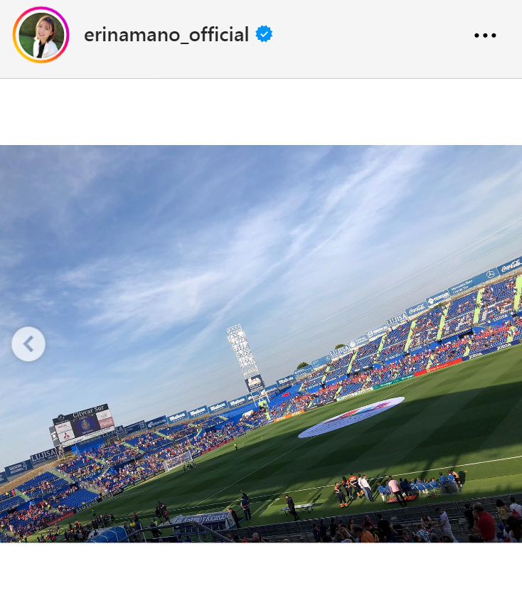 真野恵里菜のインスタグラムから