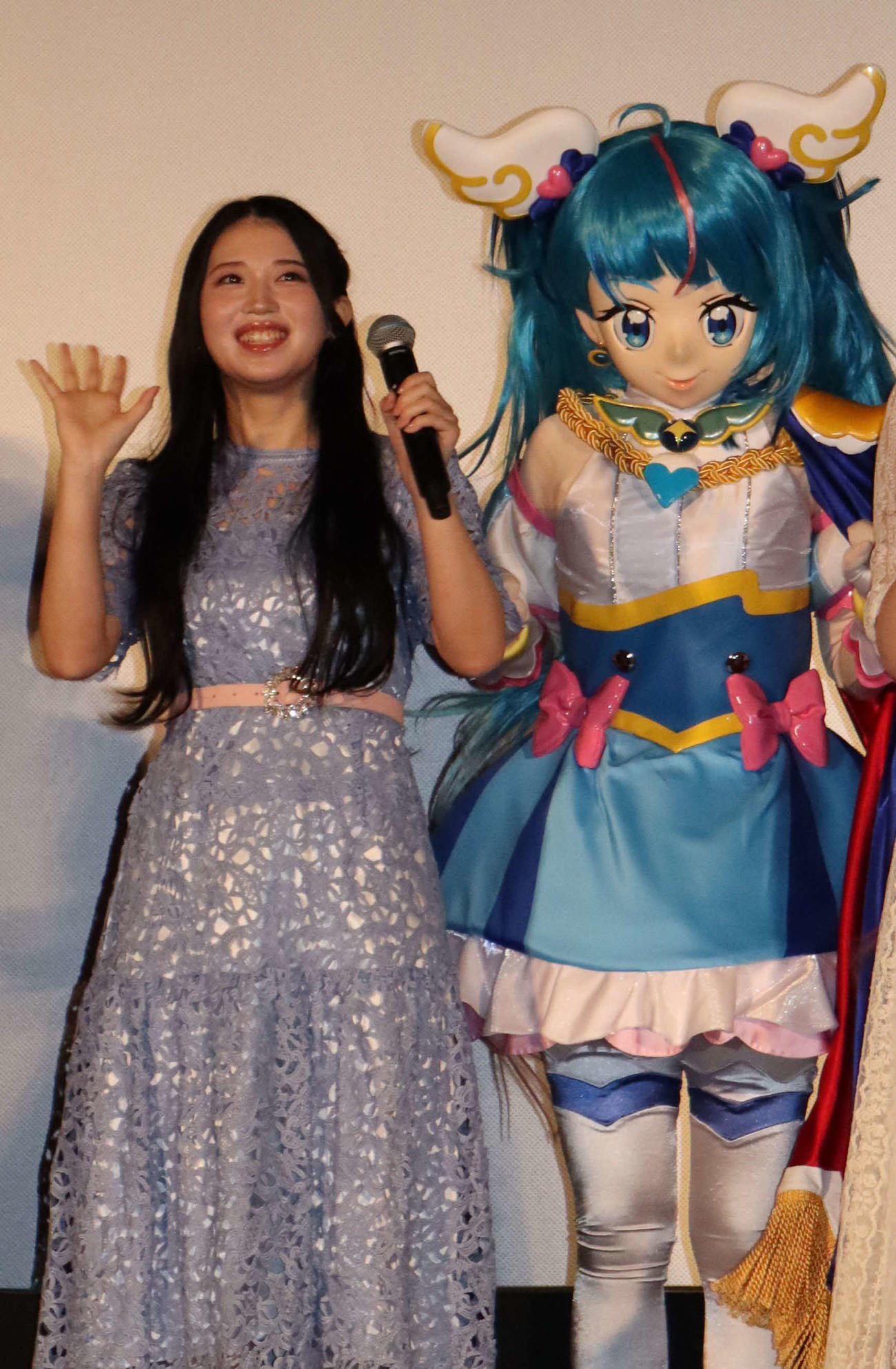 映画「プリキュアオールスターズF」の完成試写会に出席した関根明良