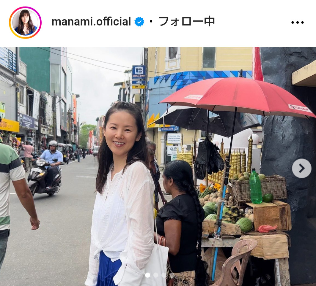 小西真奈美のインスタグラムから