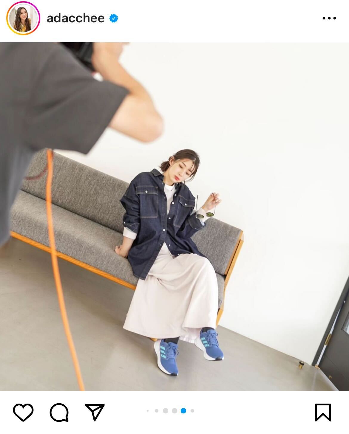 足立梨花インスタグラムから