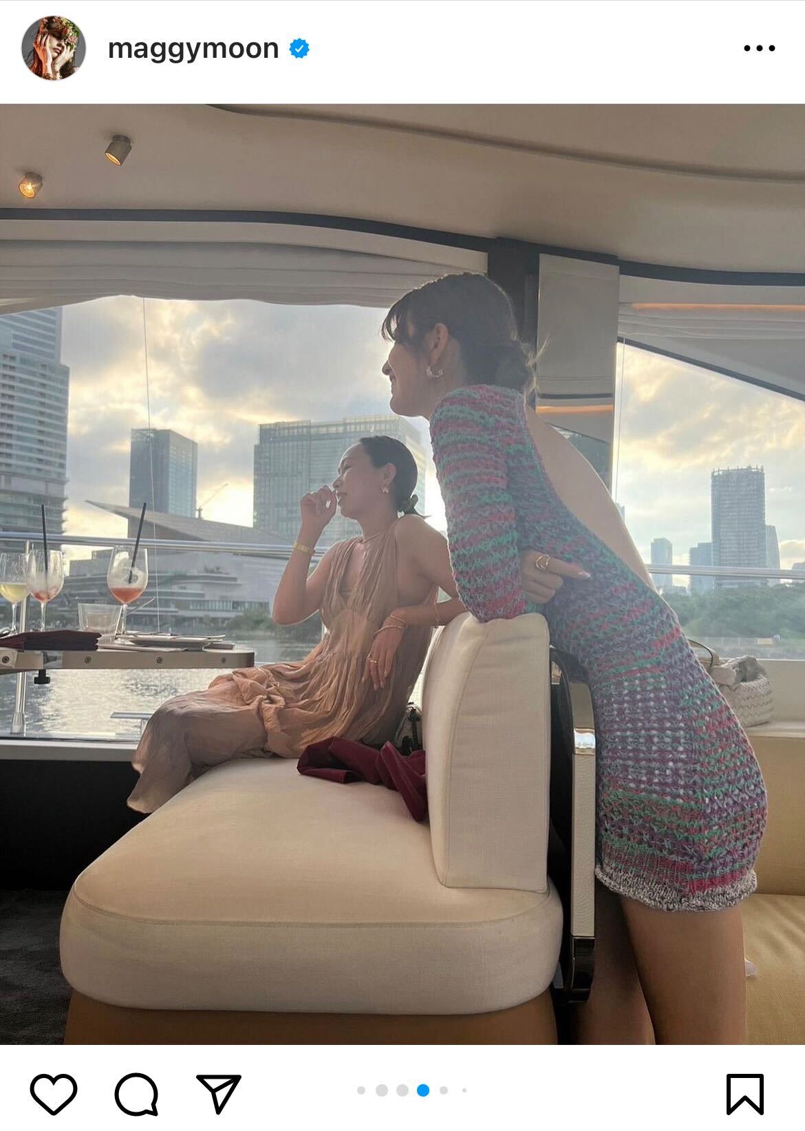 マギーのインスタグラムから