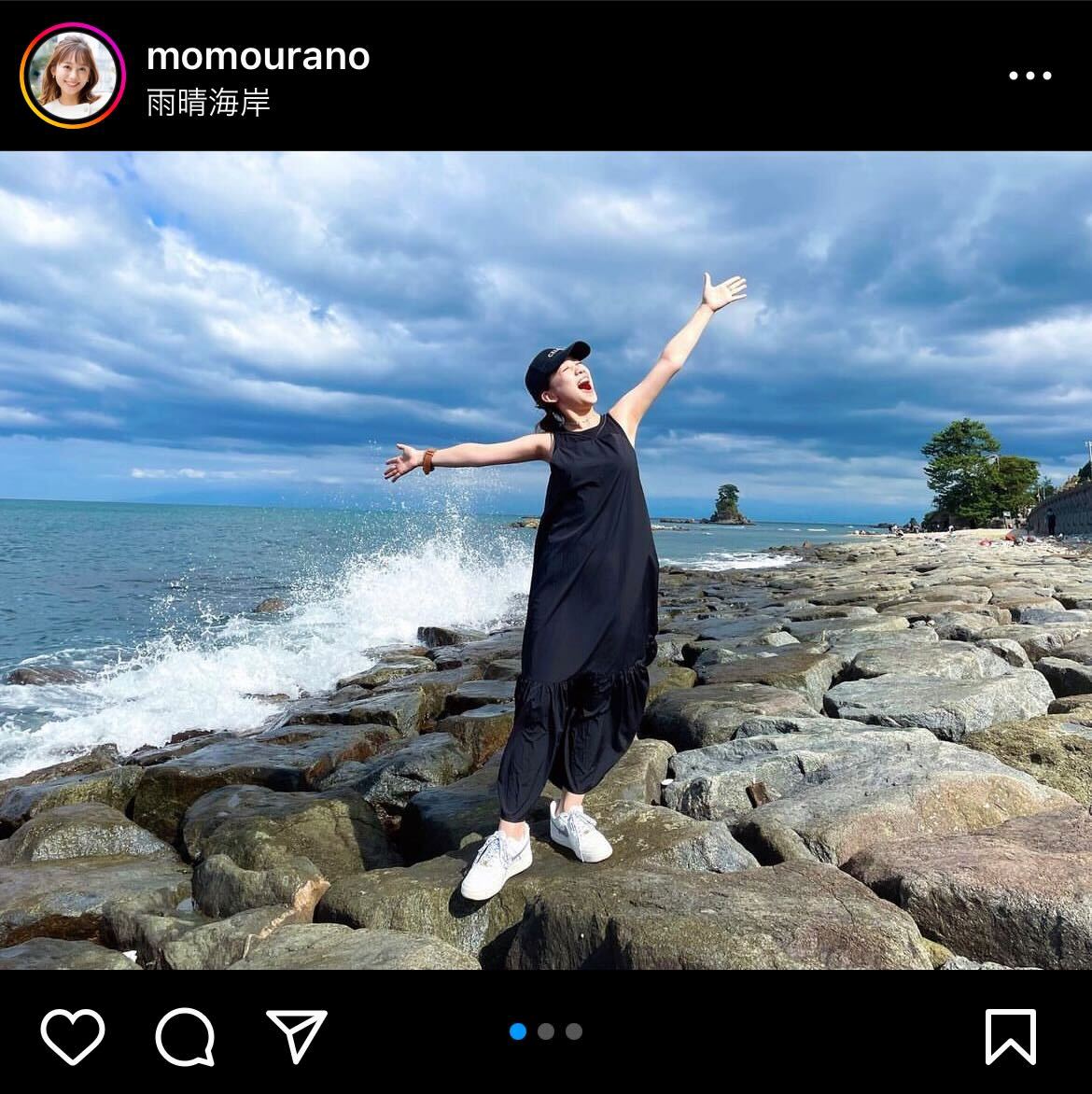 日本テレビ浦野モモアナウンサー・インスタグラムから