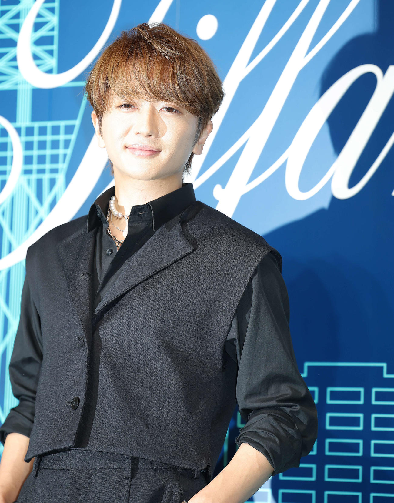 ティファニー表参道オープニングイベントに臨むNissy（撮影・河田真司）