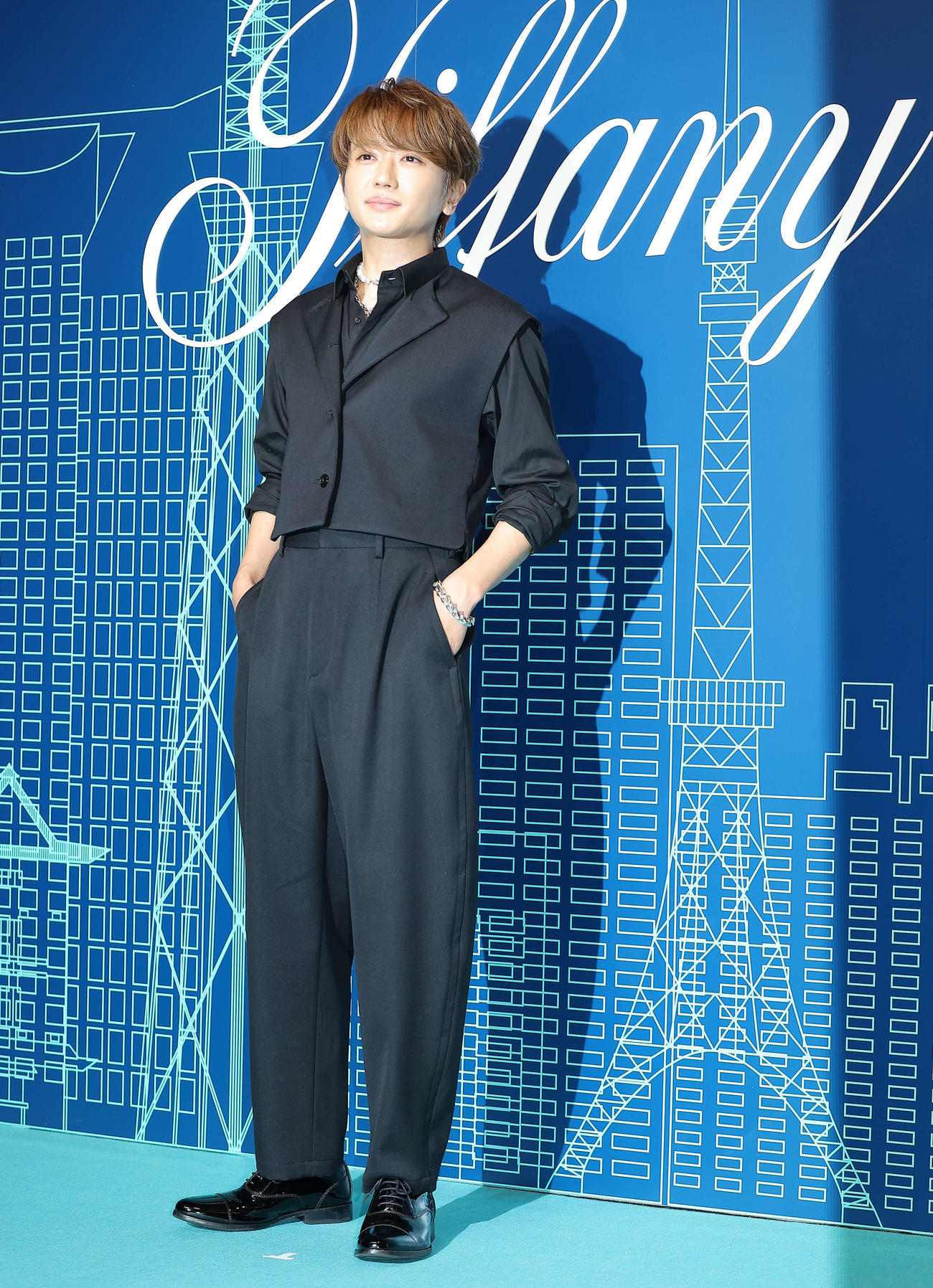 ティファニー表参道オープニングイベントに臨むNissy（撮影・河田真司）