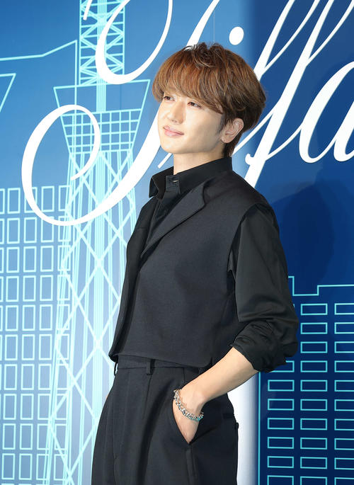 ティファニー表参道オープニングイベントに臨むNissy（撮影・河田真司）