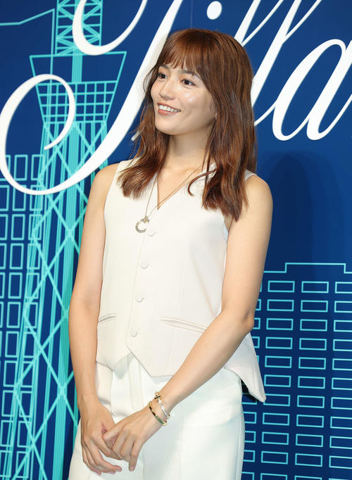 ティファニー表参道オープニングイベントに臨む川口春奈（撮影・河田真司）