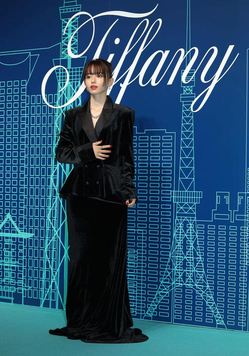 ティファニー表参道オープニングイベントに臨む山本舞香（撮影・河田真司）