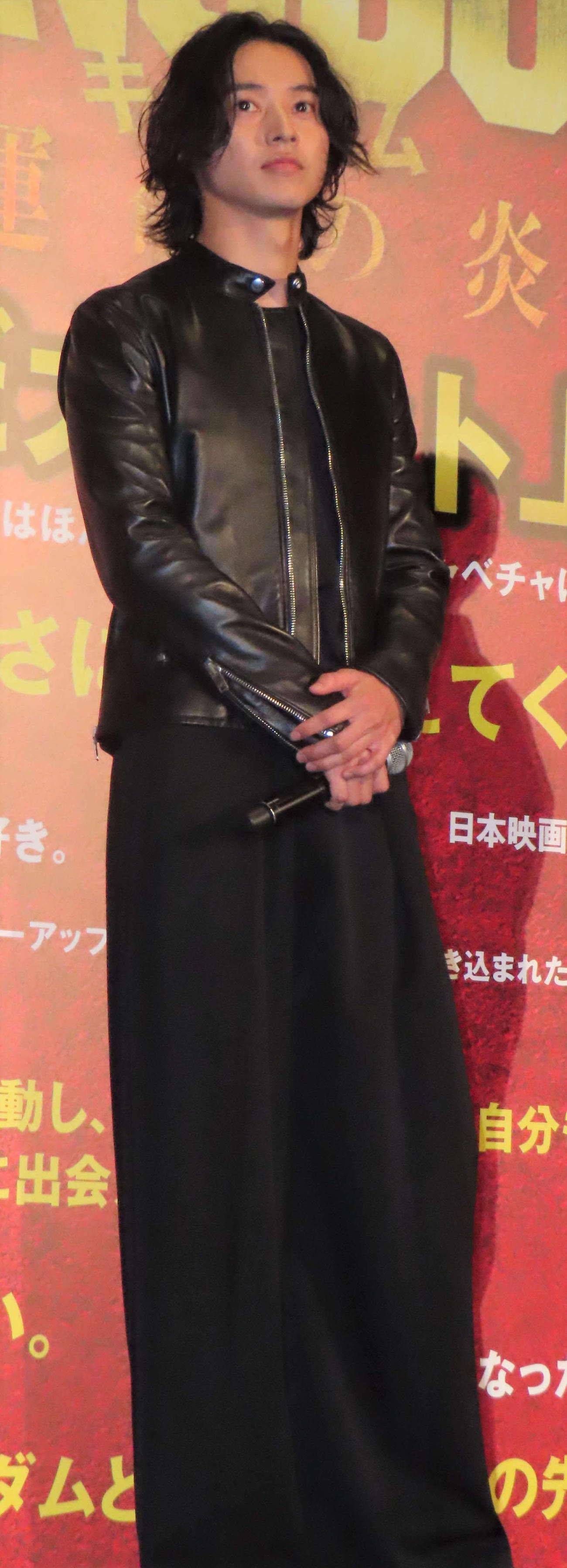 映画「キングダム　運命の炎」大ヒット御礼舞台あいさつに登壇した山崎賢人