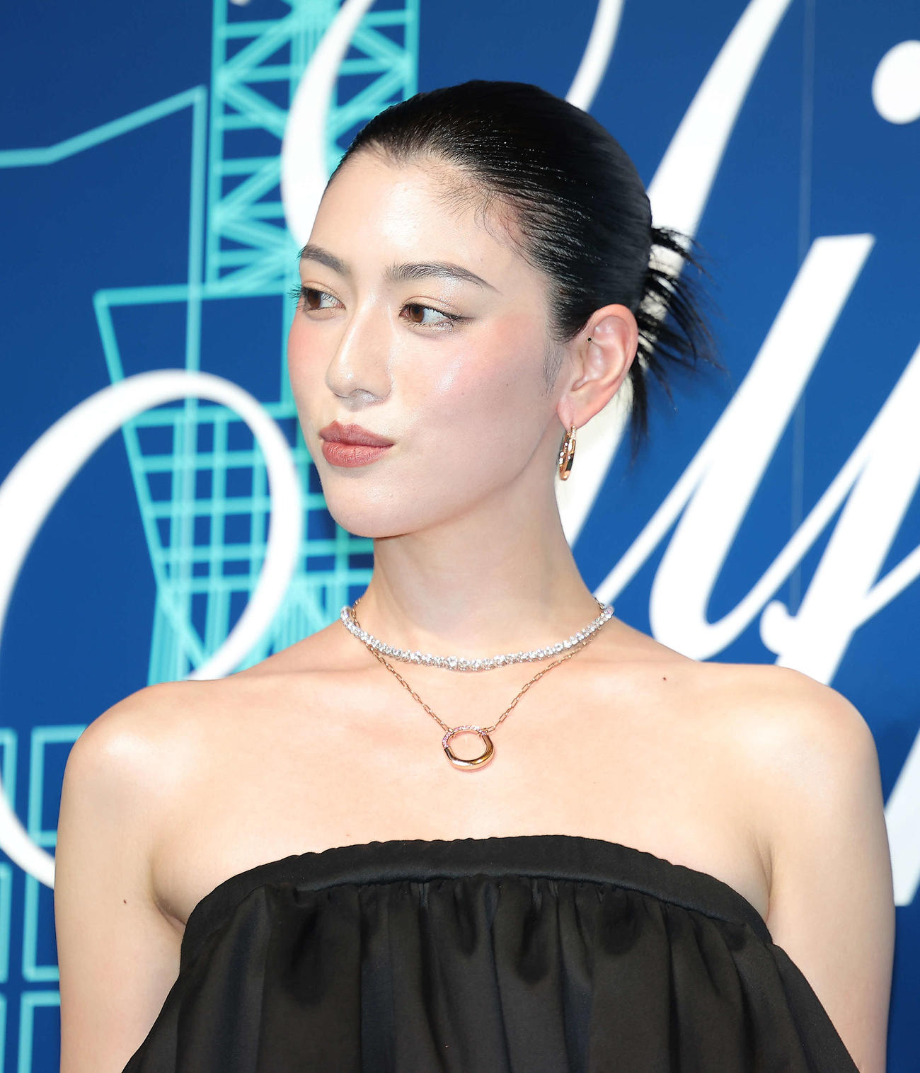 ティファニー表参道オープニングイベントに臨む三吉彩花（撮影・河田真司）