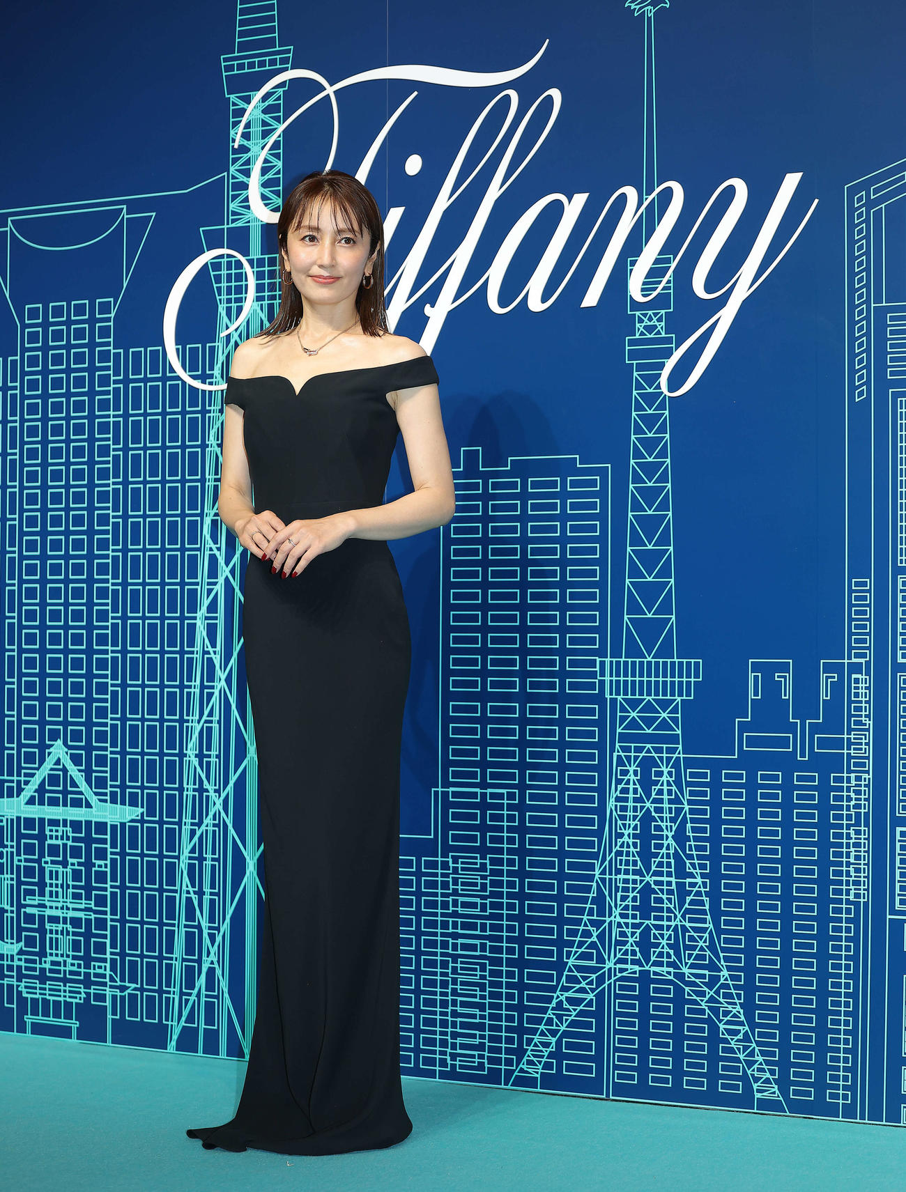 ティファニー表参道オープニングイベントに臨む矢田亜希子（撮影・河田真司）